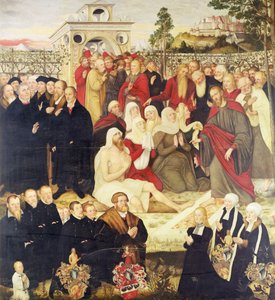 Groupe de Réformateurs à un miracle - Lucas Cranach the Younger